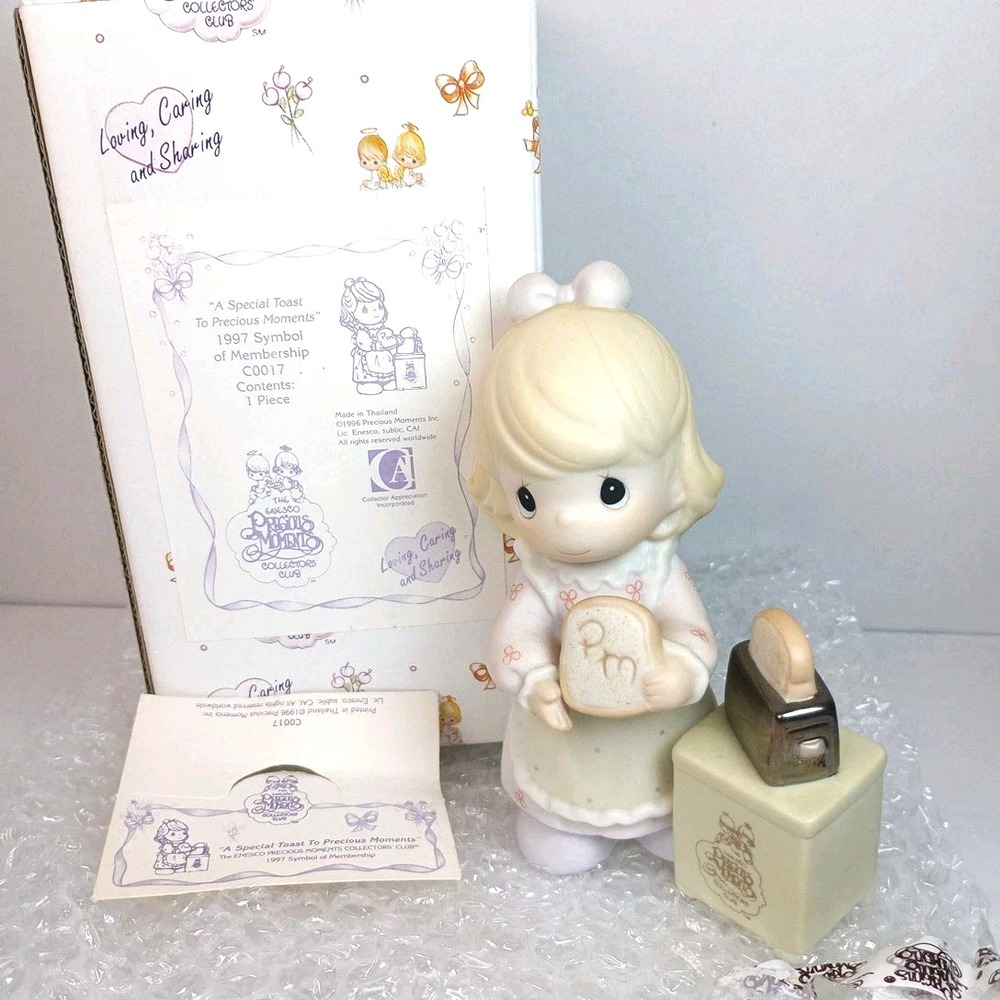 Precious Moments C0017 'A Special Toast to Precious Moments' 1997 Sword Mark